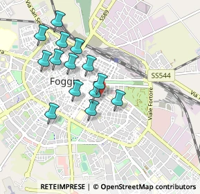 Mappa Cortile Luigi Zuppetta, 71121 Foggia FG, Italia (0.87786)