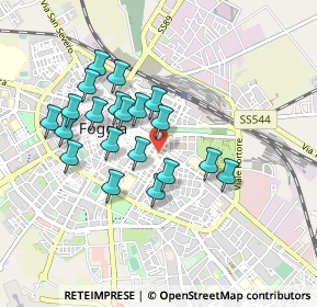 Mappa Cortile Luigi Zuppetta, 71121 Foggia FG, Italia (0.846)