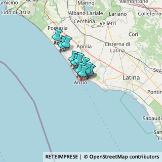 Mappa Via Flora, 00042 Anzio RM, Italia (7.675)