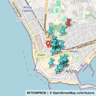 Mappa Via Tripoli, 00042 Anzio RM, Italia (0.3725)