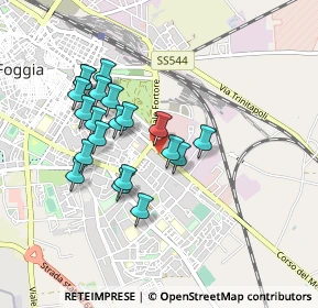 Mappa Quartiere San Lorenzo, 71122 Foggia FG, Italia (0.845)
