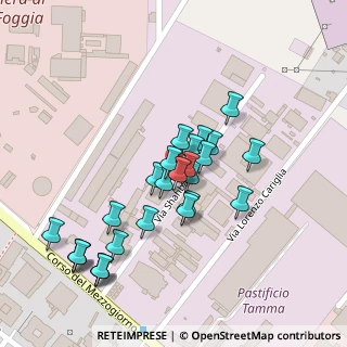 Mappa Via Giacomo Cosmano, 71121 Foggia FG, Italia (0.09615)