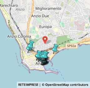 Mappa Via del Cavalcavia, 00042 Anzio RM, Italia (0.871)