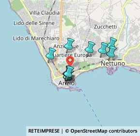 Mappa Via del Cavalcavia, 00042 Anzio RM, Italia (1.32636)