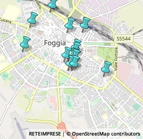 Mappa Via Guido de Stisi, 71121 Foggia FG, Italia (0.73462)