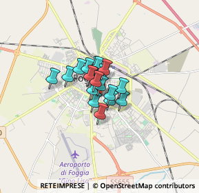 Mappa Via Guido de Stisi, 71121 Foggia FG, Italia (0.81474)