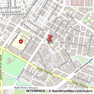 Mappa Via Zuretti, 3, 71121 Foggia, Foggia (Puglia)