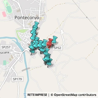 Mappa Via San Tommaso d'Aquino, 03037 Pontecorvo FR, Italia (0.3069)