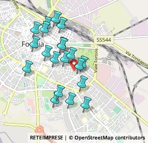 Mappa Via Nicola Zingarelli, 71121 Foggia FG, Italia (0.8985)