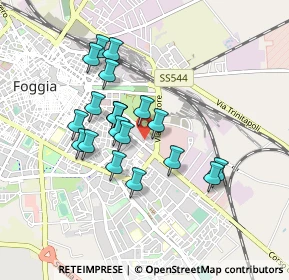 Mappa Via di Vittorio, 71100 Foggia FG, Italia (0.784)