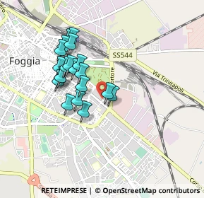 Mappa Via di Vittorio, 71100 Foggia FG, Italia (0.8175)