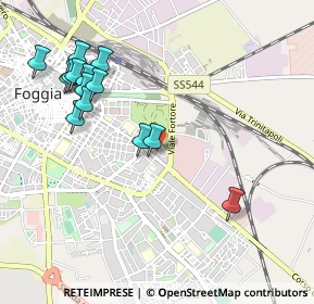 Mappa Via di Vittorio, 71100 Foggia FG, Italia (1.16429)