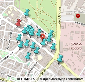 Mappa Via di Vittorio, 71100 Foggia FG, Italia (0.2185)