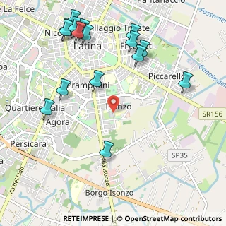 Mappa Via Sezze, 04100 Latina LT, Italia (1.38875)