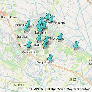 Mappa Via Sezze, 04100 Latina LT, Italia (1.70625)