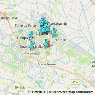 Mappa Via Sezze, 04100 Latina LT, Italia (1.49143)