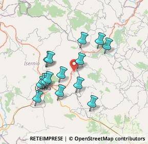 Mappa Sessano Del Molise, 86097 Sessano del Molise IS, Italia (6.954)