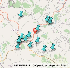 Mappa Sessano Del Molise, 86097 Sessano del Molise IS, Italia (7.85875)