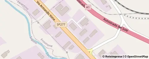 Mappa Frosinone
