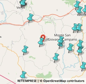 Mappa Via Crocifisso, 03022 Boville Ernica FR, Italia (6.4705)