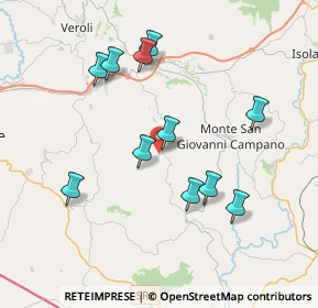 Mappa Via Crocifisso, 03022 Boville Ernica FR, Italia (3.88545)