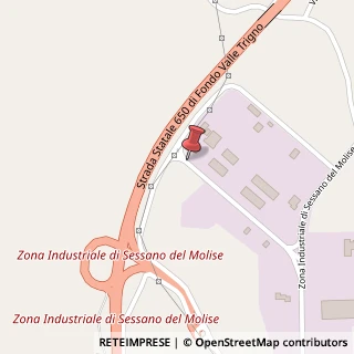 Mappa 86097 Zona Industriale IS, Italia, 86097 Sessano del Molise, Isernia (Molise)