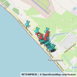 Mappa Via Zagabria, 00071 Torvaianica RM, Italia (0.67727)