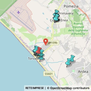Mappa Via Levante, 00071 Torvaianica RM, Italia (2.099)