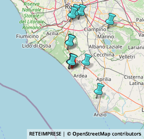 Mappa Via Levante, 00071 Torvaianica RM, Italia (12.45636)