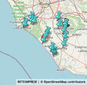 Mappa Via Levante, 00071 Torvaianica RM, Italia (14.307)