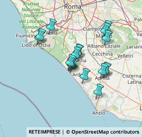 Mappa Via Levante, 00071 Torvaianica RM, Italia (11.70389)