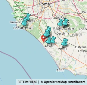 Mappa Via Levante, 00071 Torvaianica RM, Italia (12.47267)