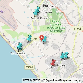 Mappa Via Mar di Giava, 00071 Pomezia RM, Italia (2.76818)