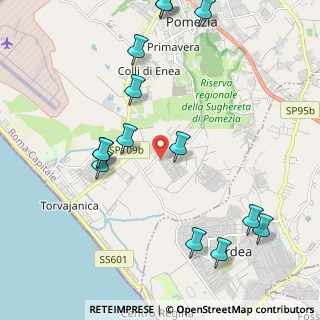 Mappa Via Mar di Giava, 00071 Pomezia RM, Italia (2.64571)