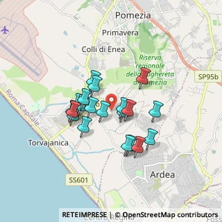Mappa Via Mar di Giava, 00071 Pomezia RM, Italia (1.4245)