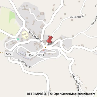 Mappa Via Calcatina, 26, 03034 Casalvieri FR, Italia, 03034 Casalvieri, Frosinone (Lazio)
