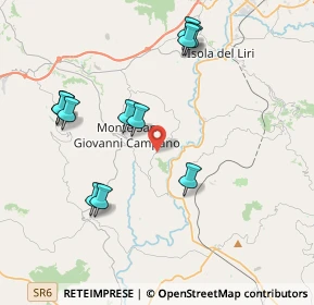 Mappa Via Olivone, 03025 Monte San Giovanni Campano FR, Italia (4.34091)