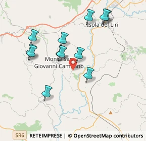 Mappa Via Olivone, 03025 Monte San Giovanni Campano FR, Italia (4.0025)