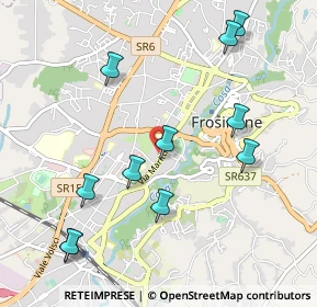 Mappa Piazzale De Matthaeis Giacomo, 03100 Frosinone FR, Italia (1.19)