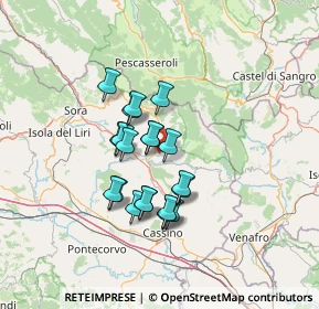 Mappa Via Rosanisco, 03042 Atina FR, Italia (11.061)