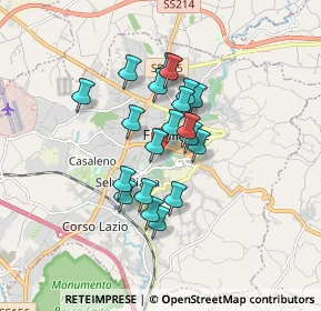 Mappa Rua Pietro Gobetti, 03100 Frosinone FR, Italia (1.349)