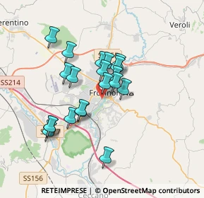 Mappa Rua Pietro Gobetti, 03100 Frosinone FR, Italia (3.0455)