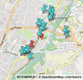 Mappa Rua Pietro Gobetti, 03100 Frosinone FR, Italia (0.4885)