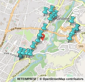 Mappa Rua Pietro Gobetti, 03100 Frosinone FR, Italia (0.565)