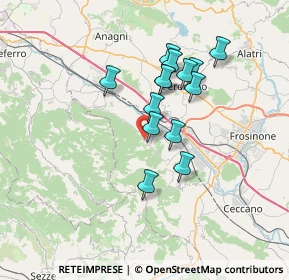 Mappa Piazza Libertà, 03017 Morolo FR, Italia (5.98)