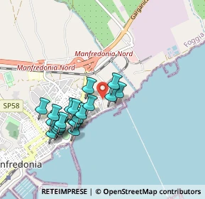 Mappa Via Alcide De Gasperi, 71040 Manfredonia FG, Italia (0.8765)