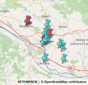 Mappa , 03100 Frosinone FR, Italia (5.008)