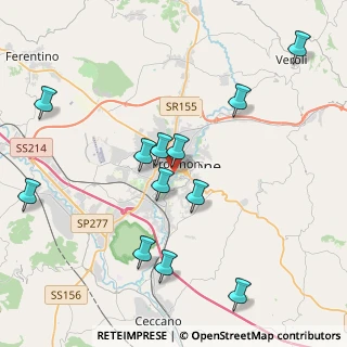 Mappa P.zza Caduti Via Fani, 03100 Frosinone FR, Italia (4.57833)