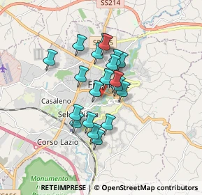 Mappa Via Piero Gobetti, 03100 Frosinone FR, Italia (1.35)