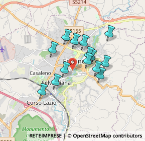 Mappa Via Piero Gobetti, 03100 Frosinone FR, Italia (1.43214)